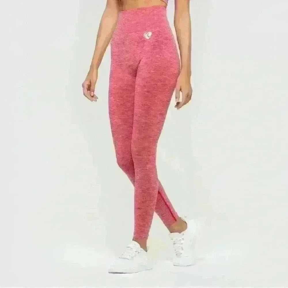 Women’s Best Move Seamless Legging Red Marl XS